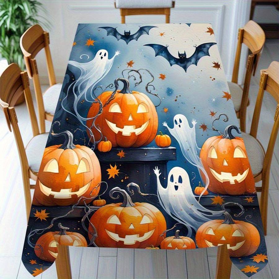 Halloween tablecloth decoration size 140 x 220cm or 55.12 x 86.61inch