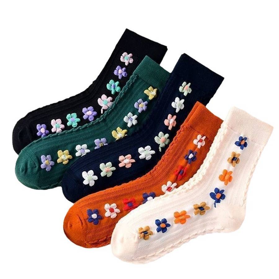 Women S Socks Color 5 Pairs To Mix And Match Size Onesize