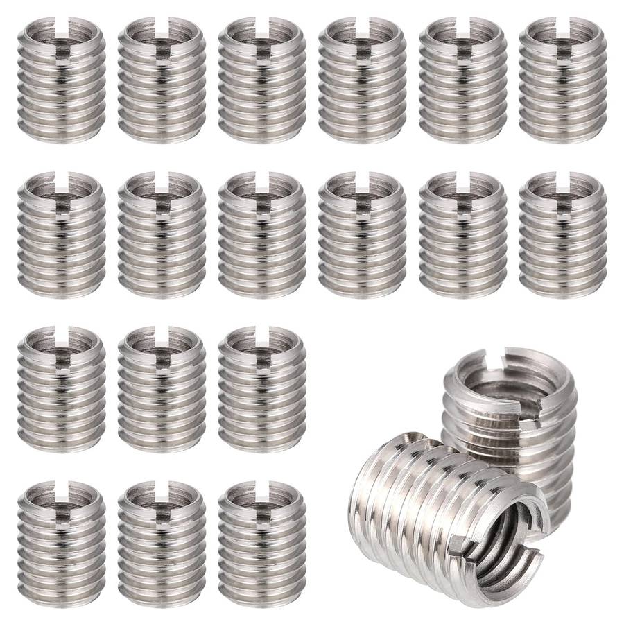 20-Piece Set Of 12mm Stainless Steel M10 to M8 Thread Converter