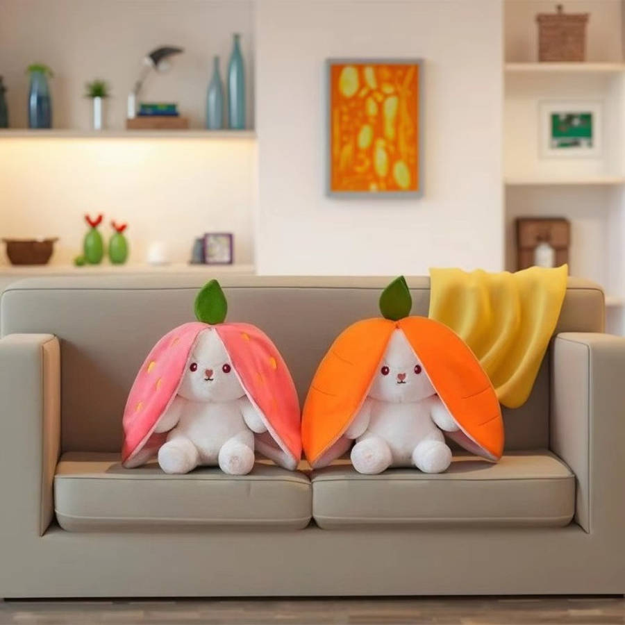 Plush Toys Color Strawberry Rabbit