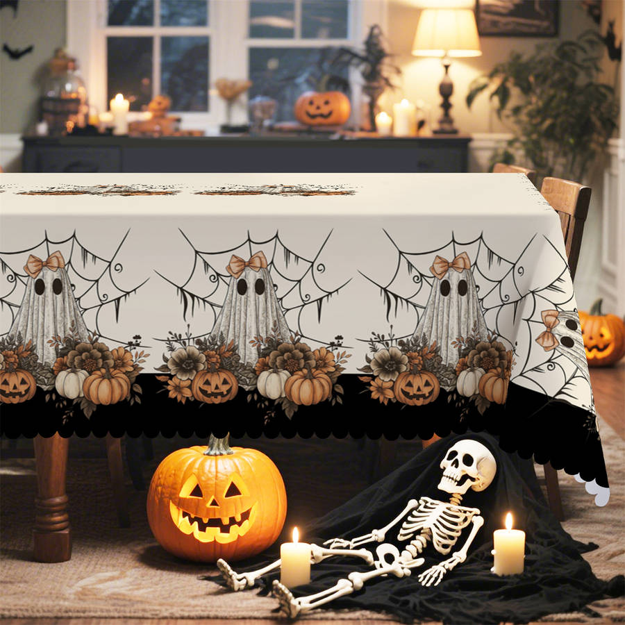 Halloween tablecloth decoration size Round 60inch or 152cm