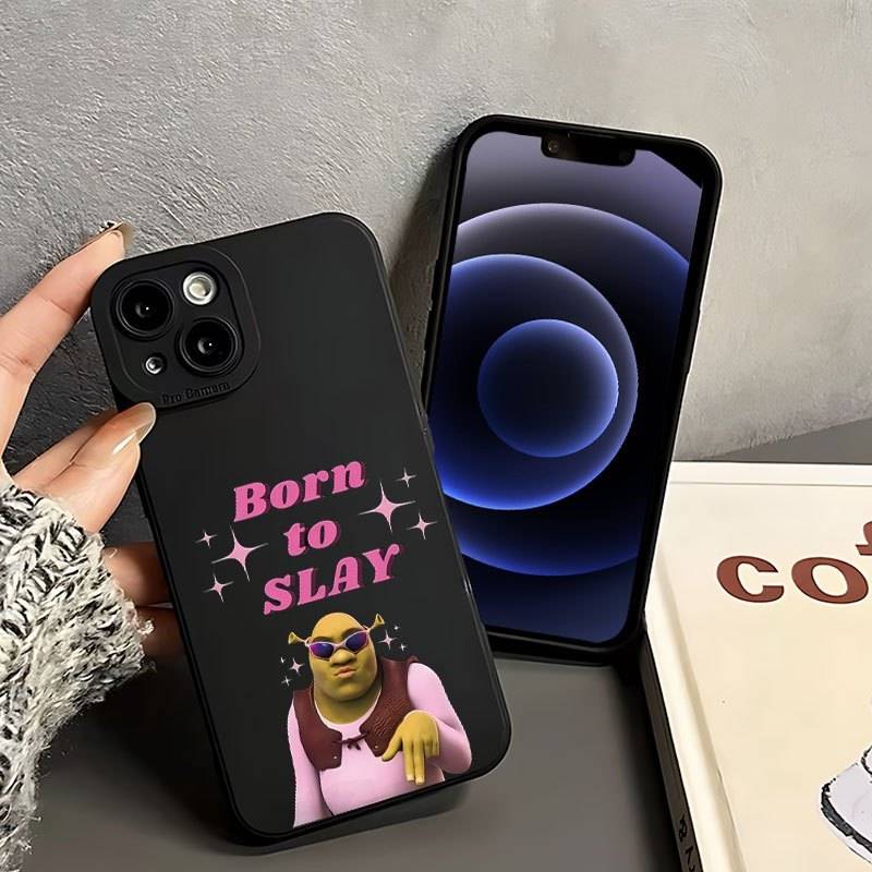 1Pc Black For iPhone 7 8 Phone Case Phone Cover