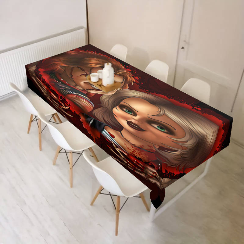 Halloween tablecloth decoration size 140 x 180cm or 55.11 x 70.86inch