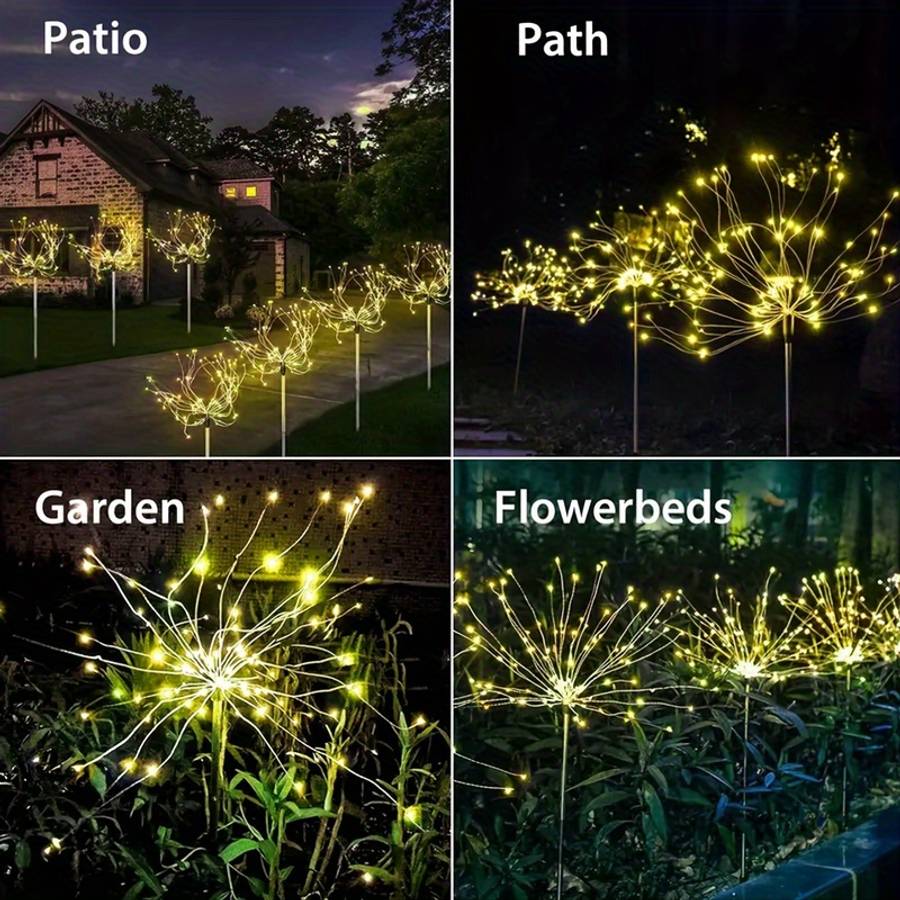 1pc90 Led Modern Pack Pack Aipusi Outdoor String Transform Your Outdoor Garden 8 M