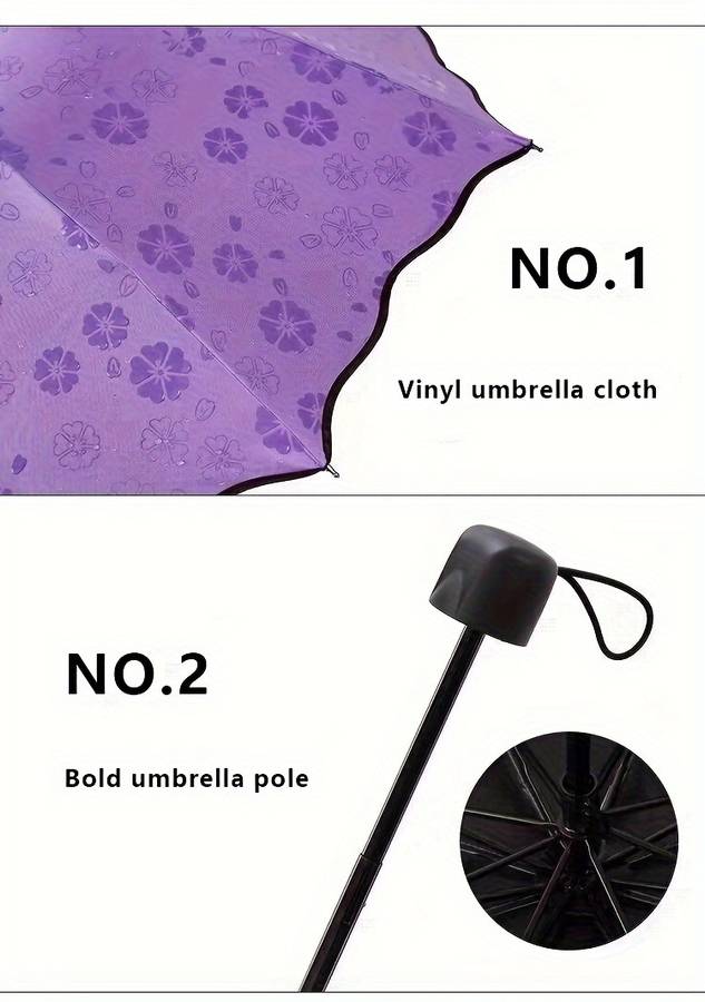 Umbrella Color 2Piece Set In Blue Umbrella And Storage Bag