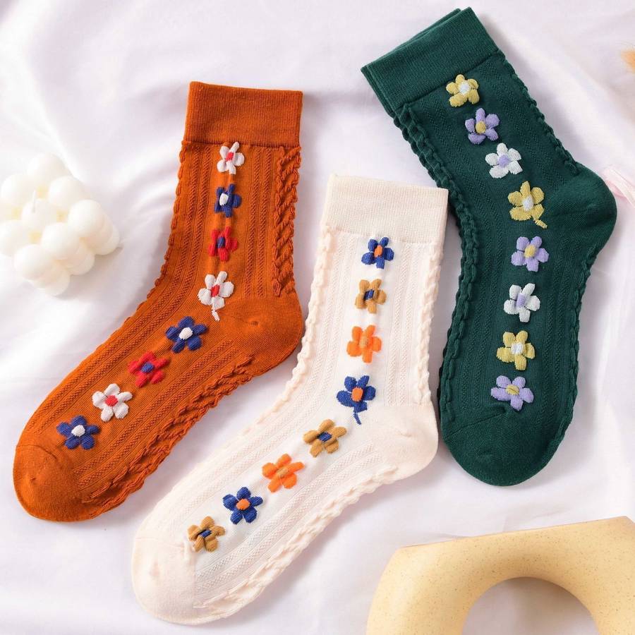 Women S Socks Color 5 Pairs To Mix And Match Size Onesize