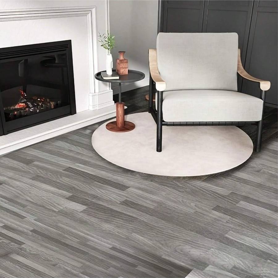 Self Adhesive Floor Stickers Parquet Walnut 40Cm*100Cm