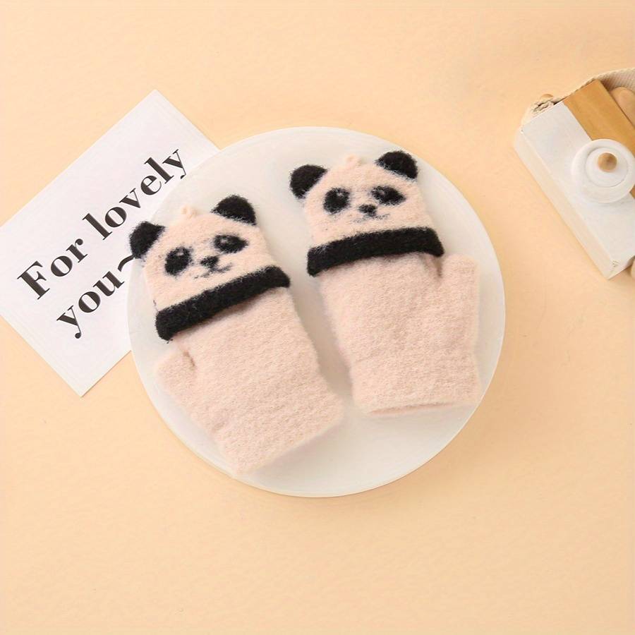 Winter Gloves Color Beige Color Size 1 To 3Y