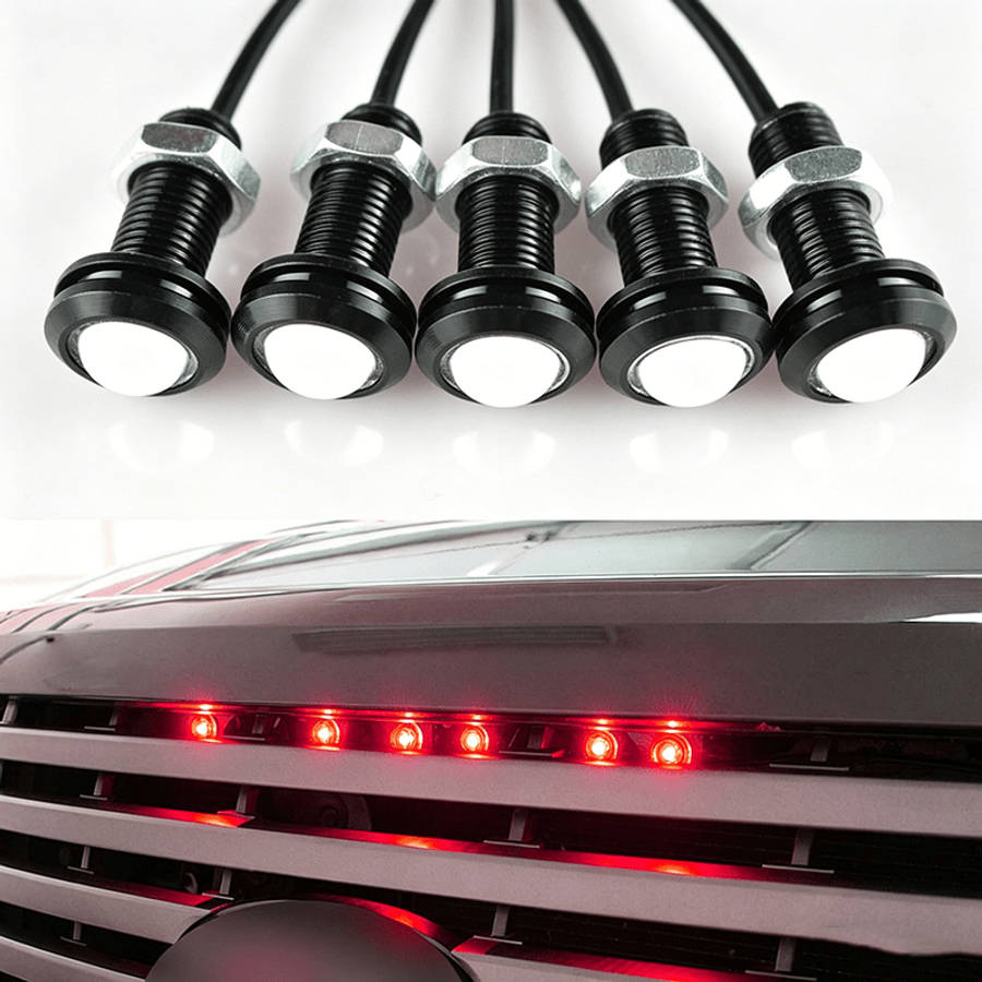 Car Lights Color Red Glow Quantity 5Pcs