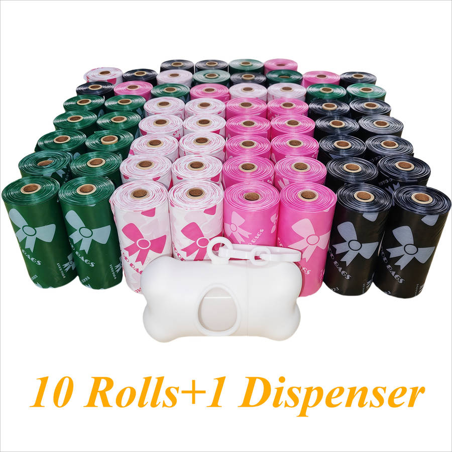 Pet supplies color Black size 10 rolls  Add  1 dispenser