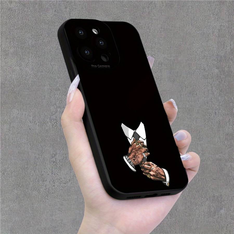 1Pc Black For iPhone X XS Handsome Suit Man Phone Case