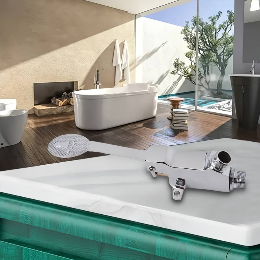 304 Stainless Steel Foot-Operated Faucet