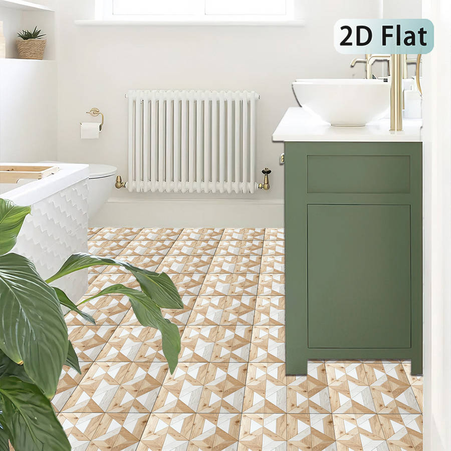 Self Adhesive Floor Stickers 30.0Cm X 30.0Cm X 12 Pieces