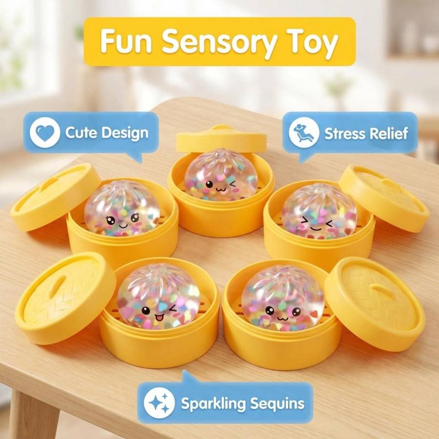 Squeezable Toys Style 2Pcssteamed Bun Steamer Basket Items Random Color Style
