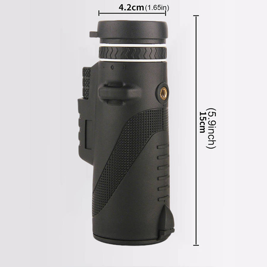 Professional Long Range High Definition Viewing Telescope Cost Bright Black Set