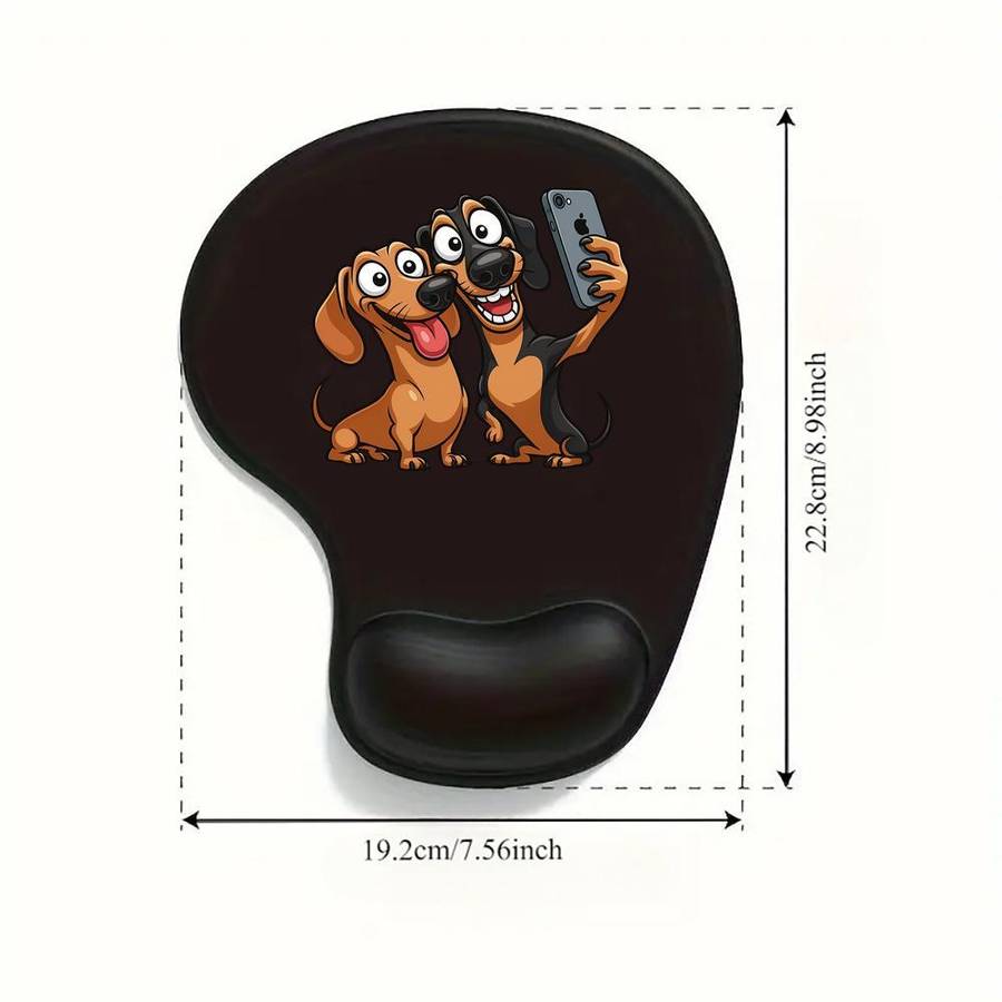 Versatile WearResistant Funny Dachshund Mouse With Wrist For Laptop Workspace