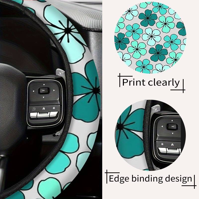 Car Steering Wheel Cover 38X38 Style Digital Printing