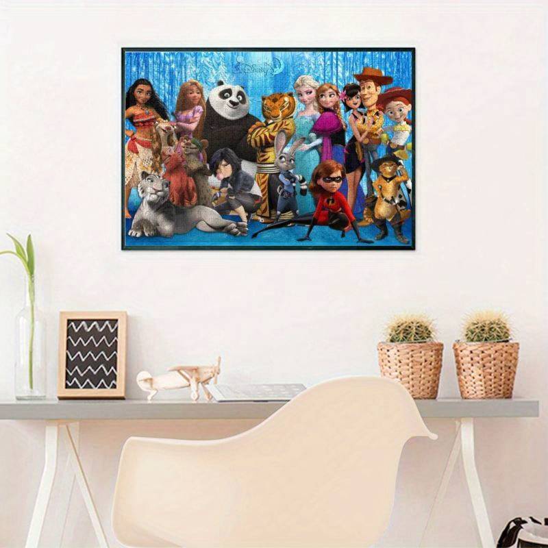 1000pcs Disney Wooden Puzzle Horizontal Style Relax Challenge Perfect for Enjoying
