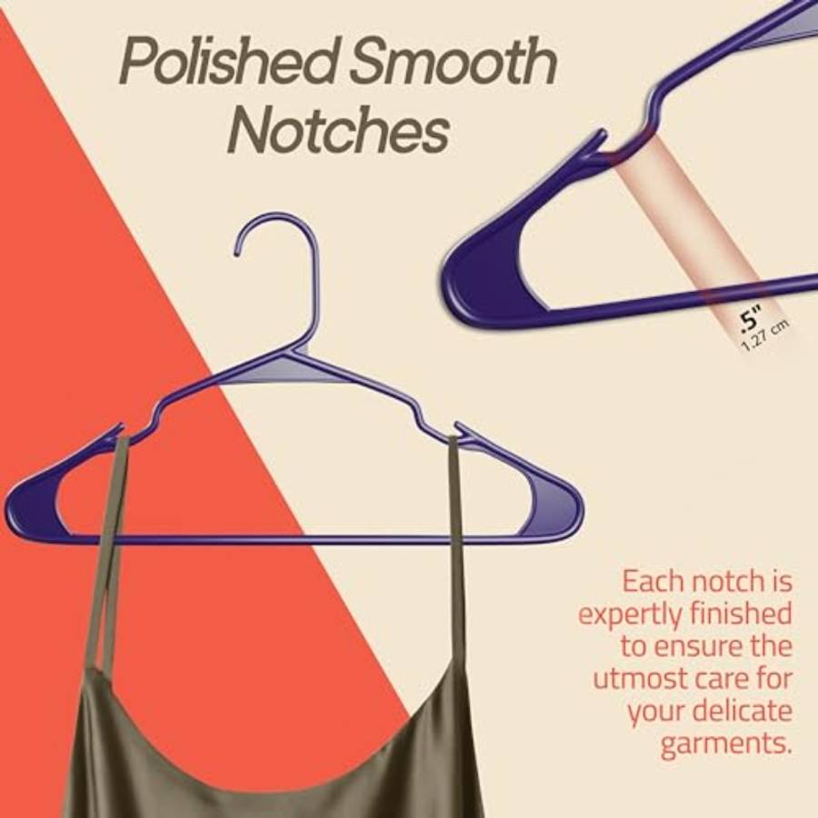 Coat Hanger Color Purple