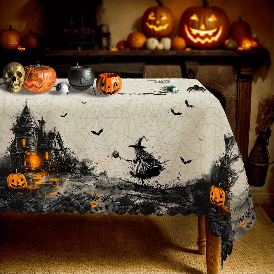 Halloween tablecloth decoration size Rectangle 152.4218.44cm