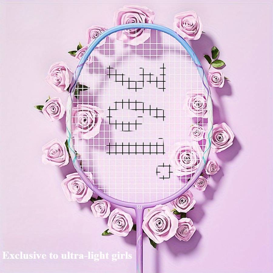 Badminton Racket Color 775 Blue Purple  Pink Green  Free 6Piece Set