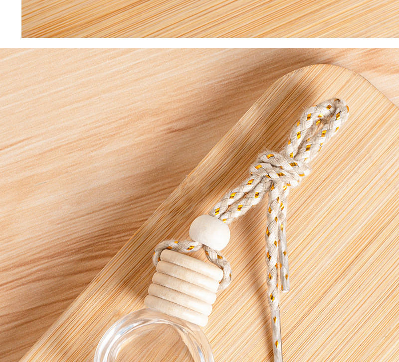Car  Fragrance  Refill  Bottle Color Five Line Covered Flat Round Empty Container   Shoelace Rope
