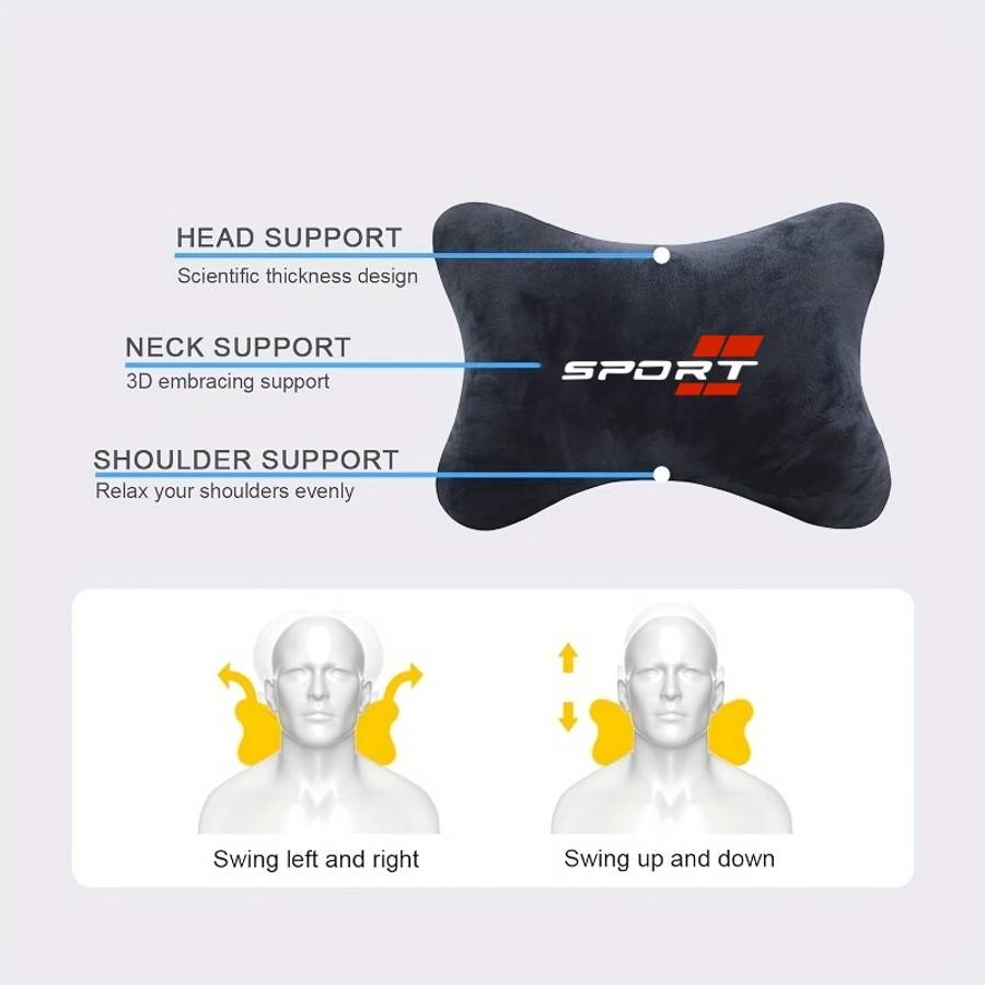 Car Seat Cushion Black Quantity 2Pcs