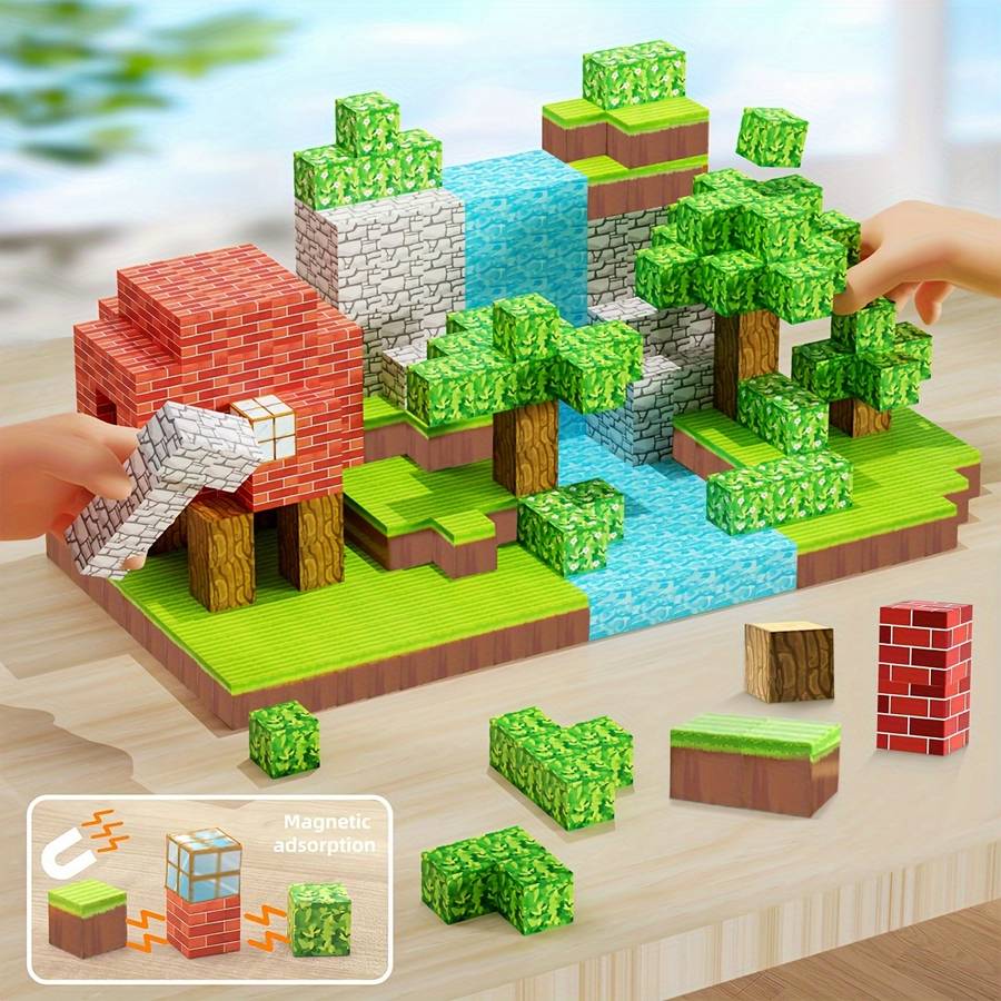 Building Toy Architectural Model Toy Set Quantity 100Pcs