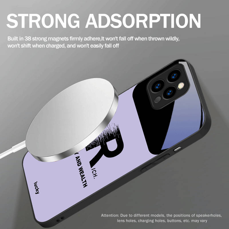 1Pc Mixed Color For iPhone SE 4 Letter R Pattern Phone Case