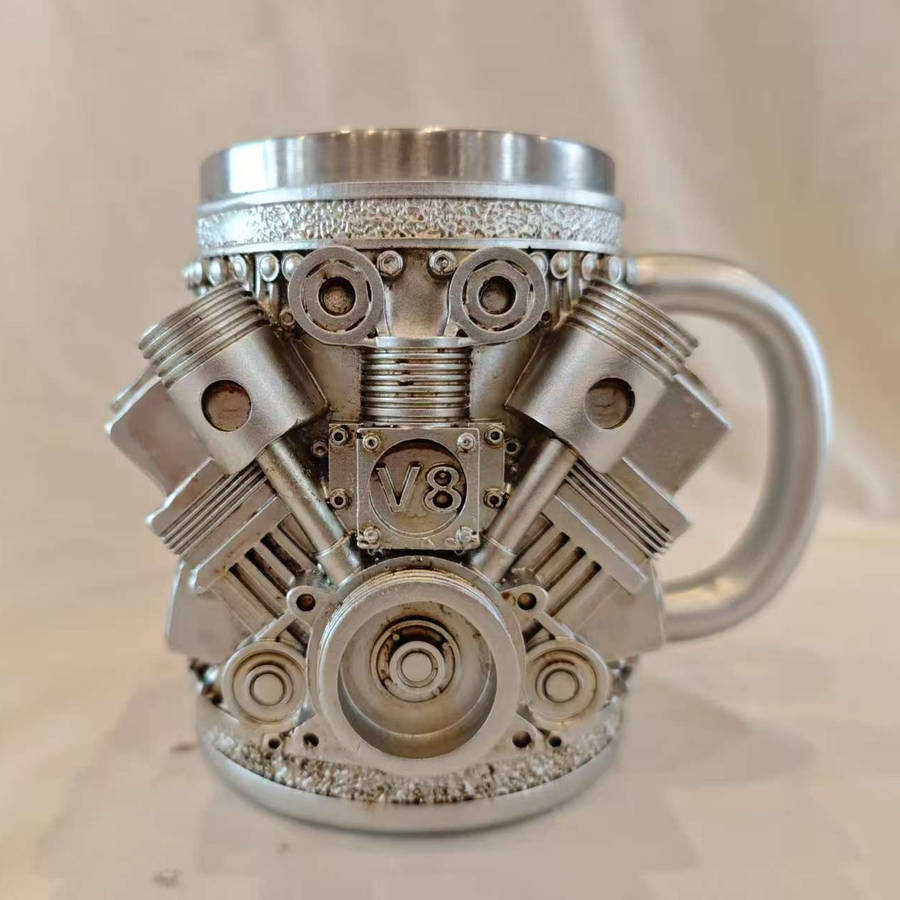 Water Cup Color V8 Silvery