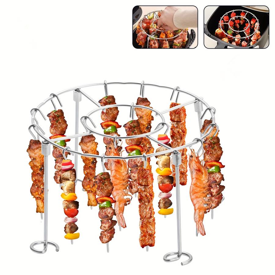 Grill Rack Model Detachable  Upgraded Version Includes Bbq Skewers