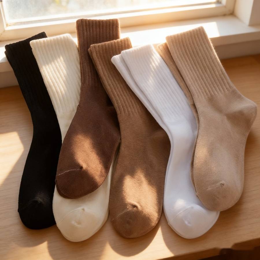 Women S Socks Color Mixed Color 6Pairs Size Onesize