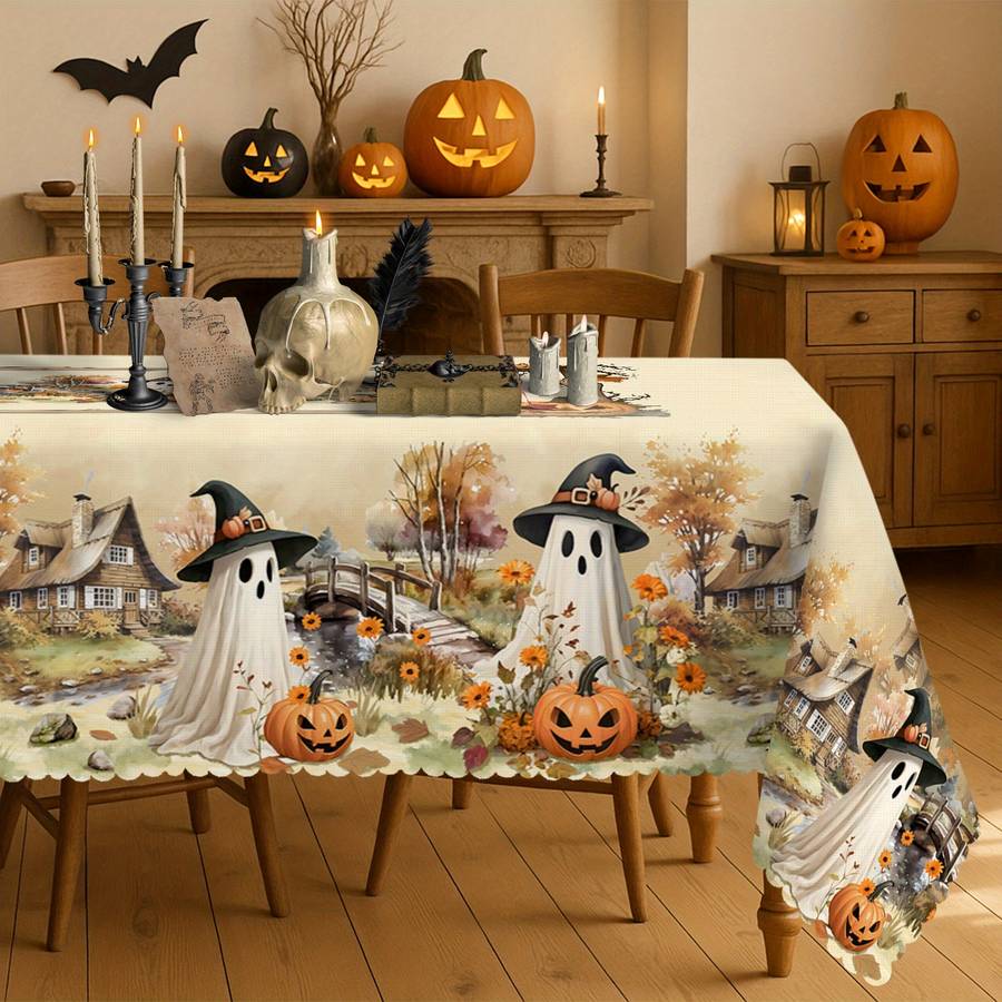 Halloween tablecloth decoration size Rectangle 6086in 152220cm