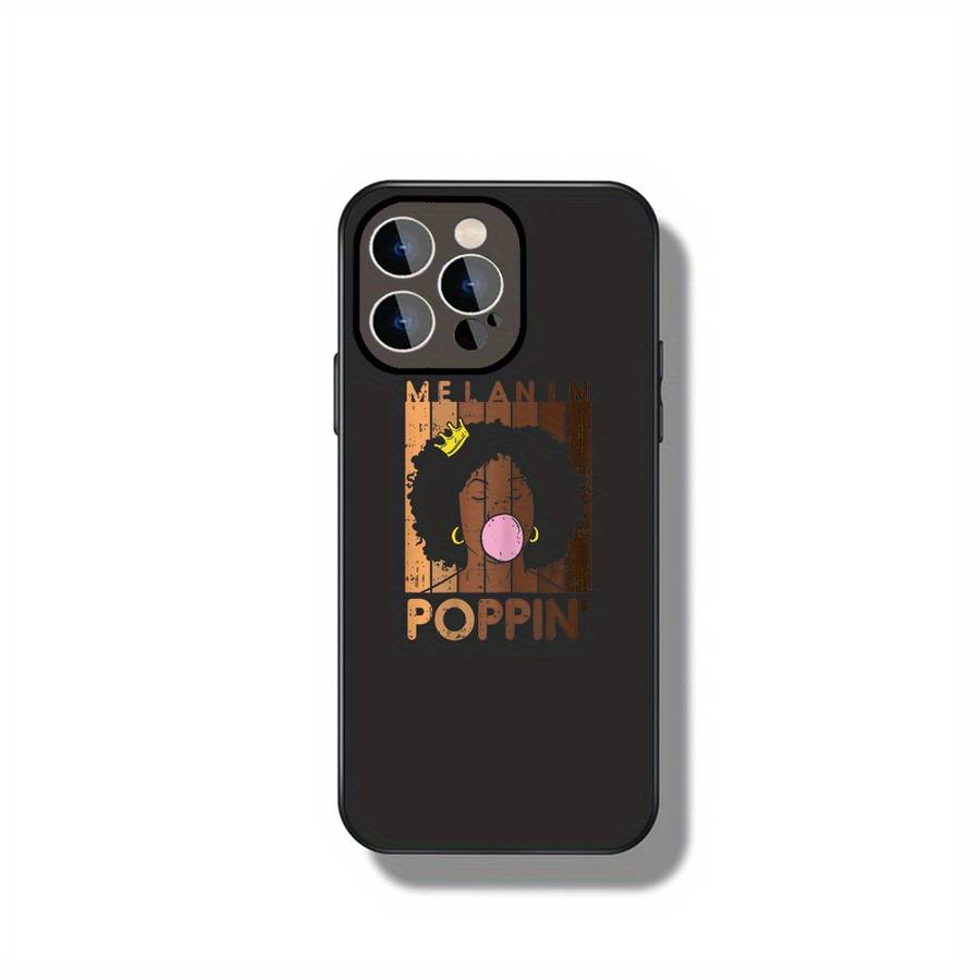1Pc Black For iPhone 11 Melanin Queen Style African Phone Case