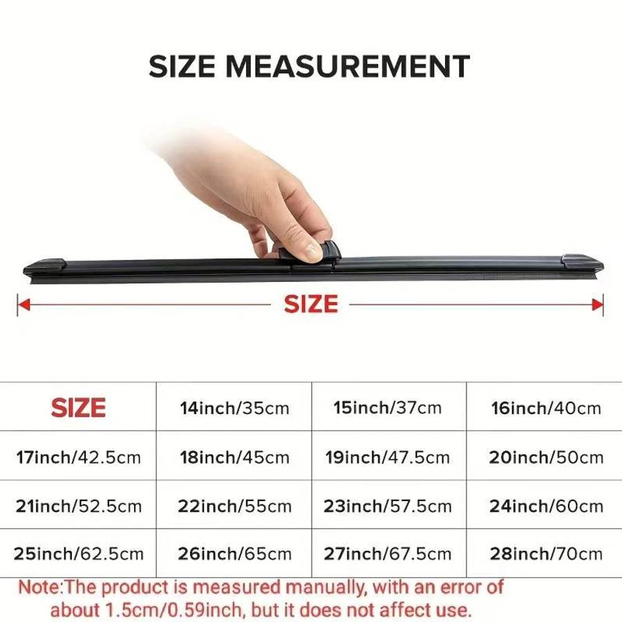 Windshield Wipers Size 71.12Cm 66.04Cm