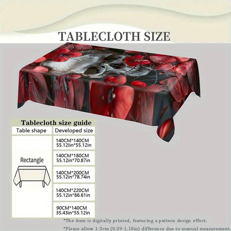 Halloween tablecloth decoration size 140 x 220cm