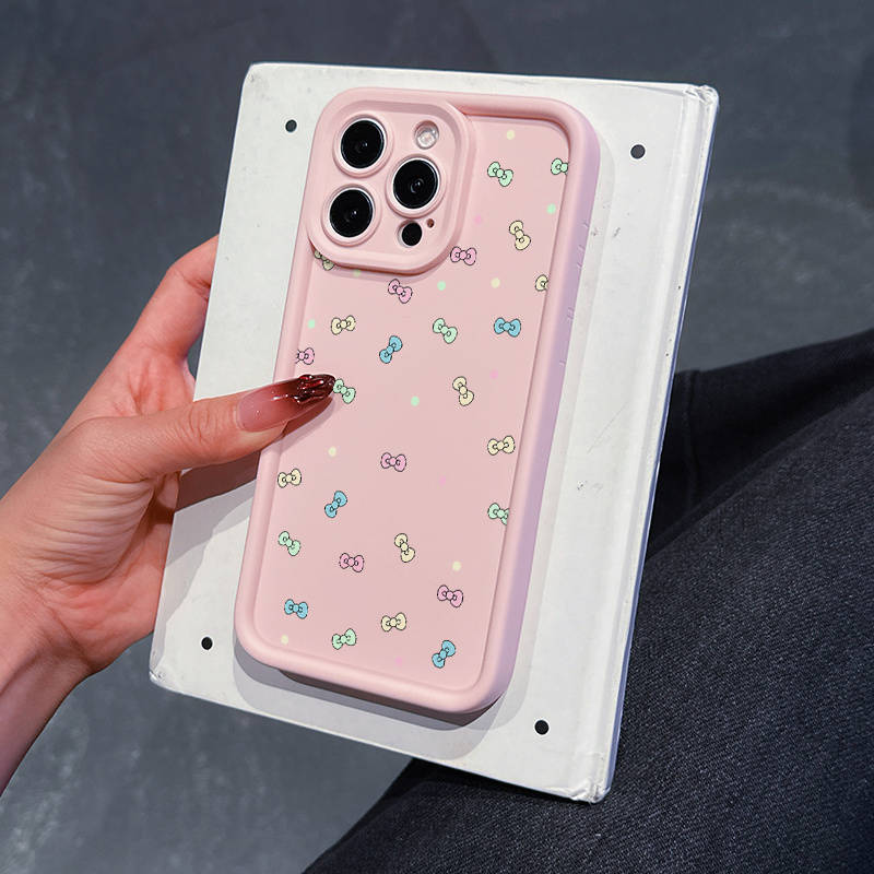 1Pc Pink Color For iPhone 15 Pro Max Phone Case Phone Cover