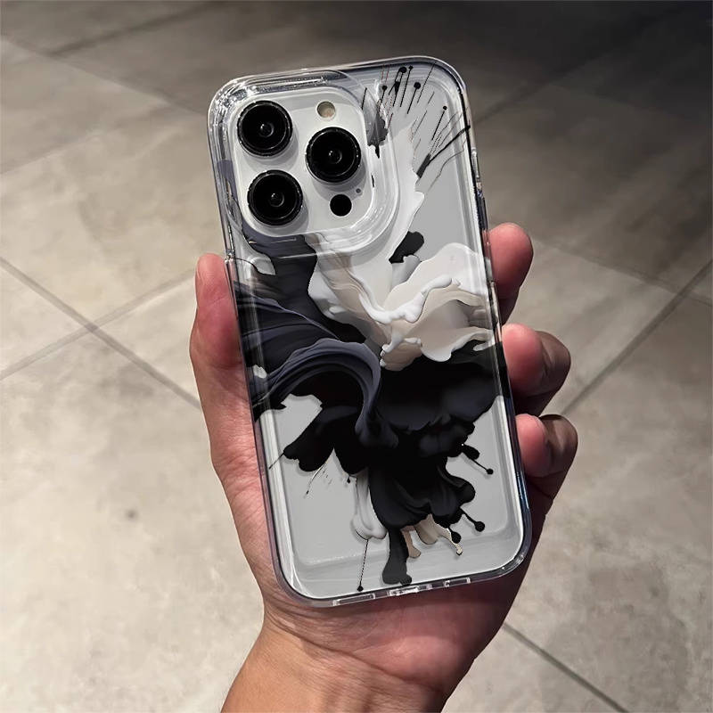 1Pc Transparent For iPhone 12 Pro Phone Case Phone Cover