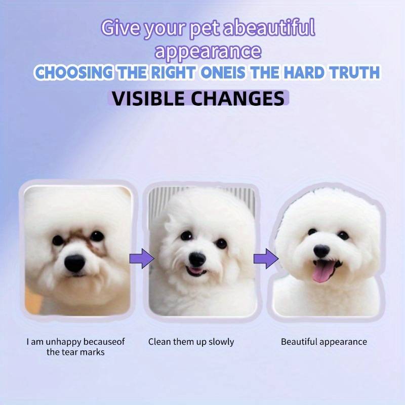 Pet supplies Quantity Professional tear stain removal three    piece set