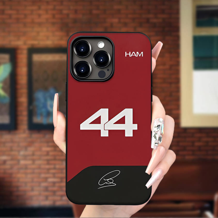 1Pc Black For iPhone 7 Digital Pattern 44 Phone Case