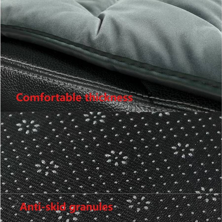 Car Seat Cushion 2Pcs Grey