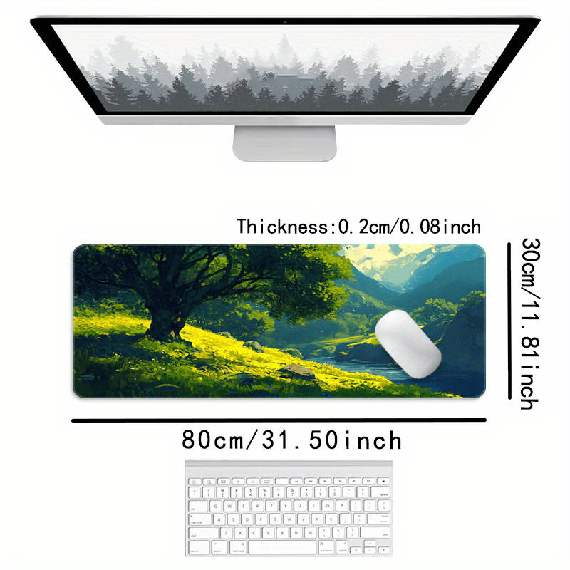 Mouse Pad Size 31.50X15.75Inches