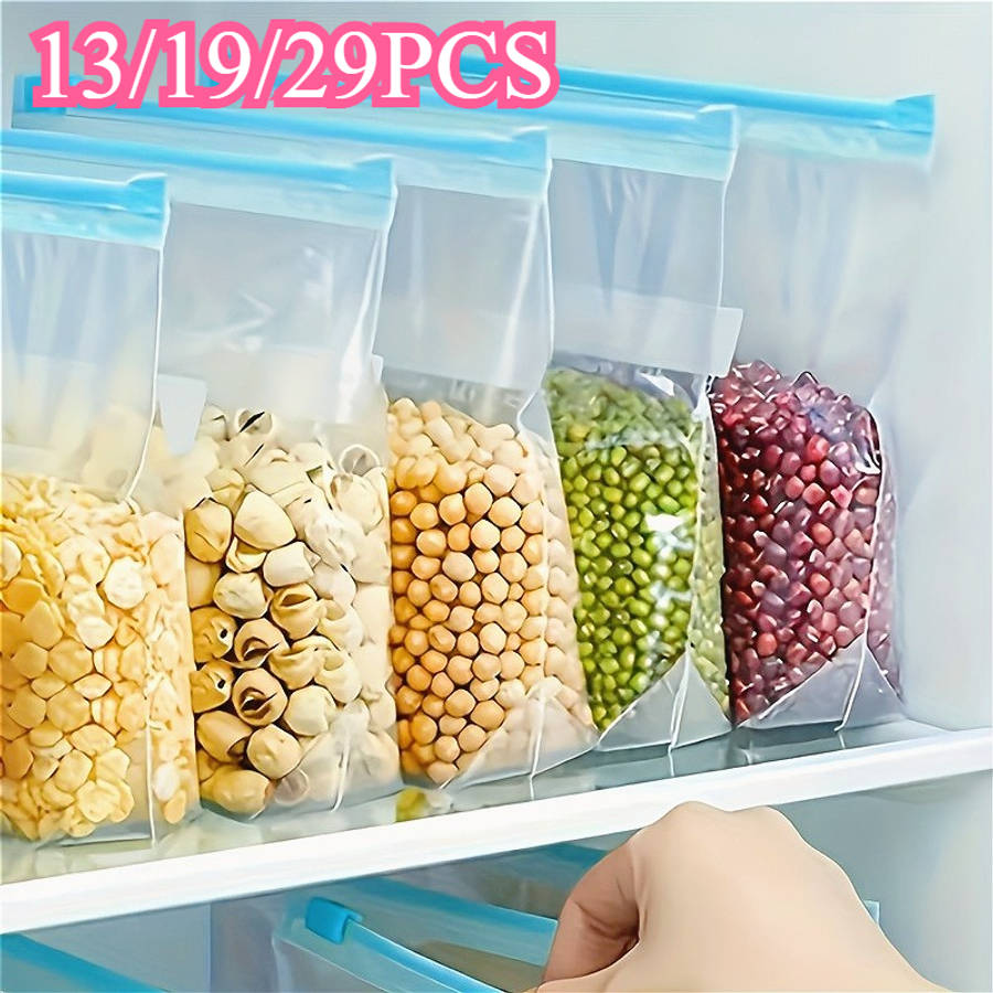 Food Storage Bags Color 4 Large  5 Medium  4 Small  13 Pieces