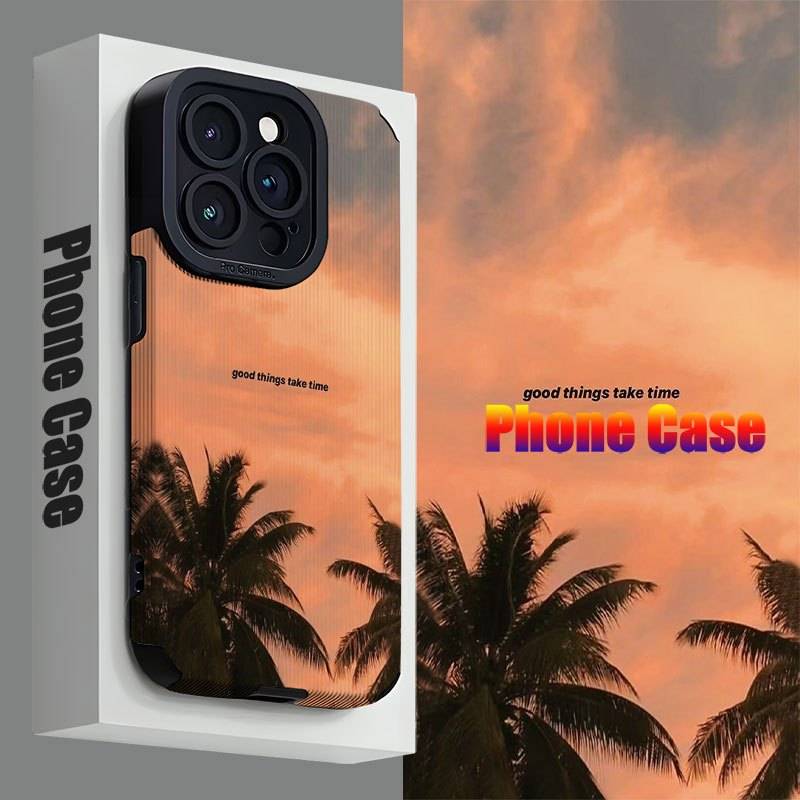 1Pc Mixed Color  For iPhone 11 Pro Beautiful Sunset Pattern Phone Case