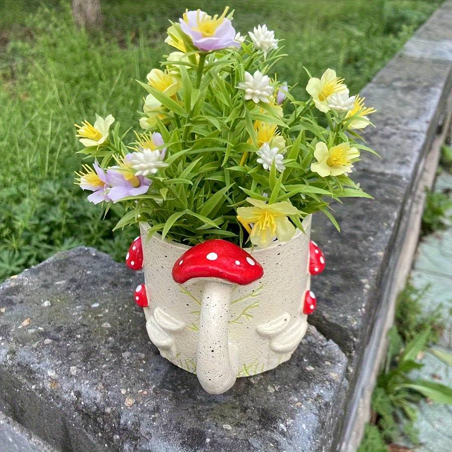 Flowerpot Model Flower Pot Mushroom