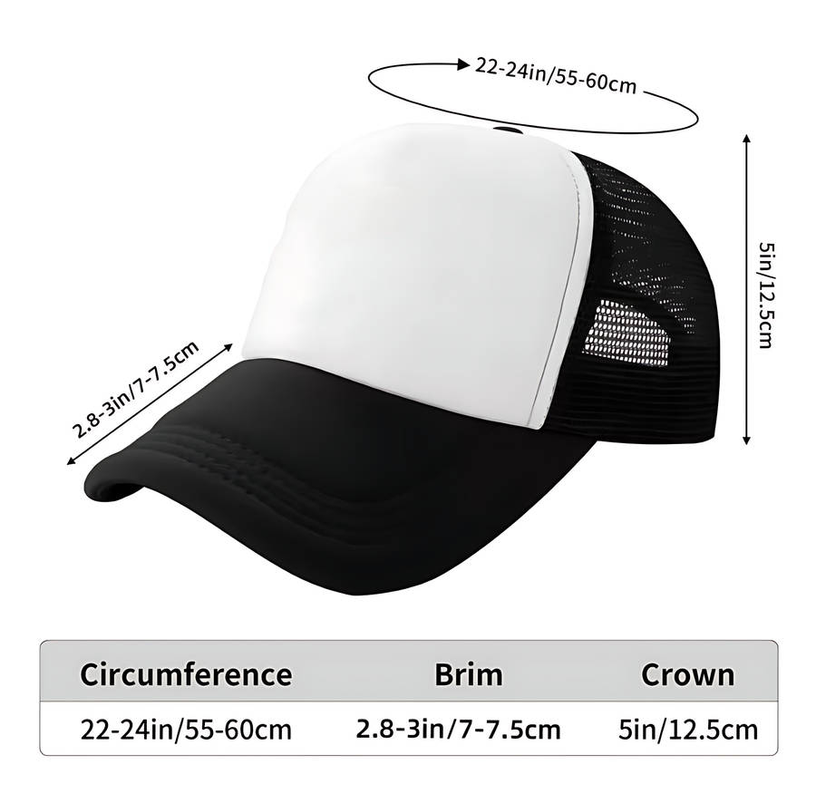 Kiss Me Where I Pee Adjustable Breathable Baseball Cap Black with White Front Panel Polyes