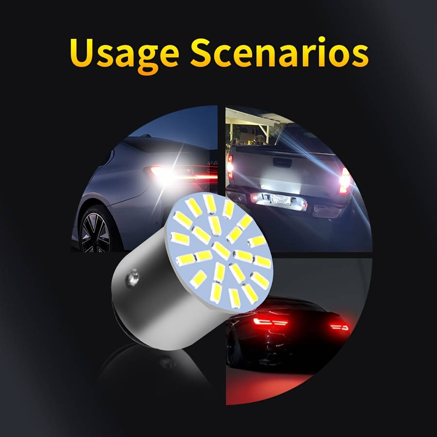 Car Lights Color 1157 Bay15D P21 5W White