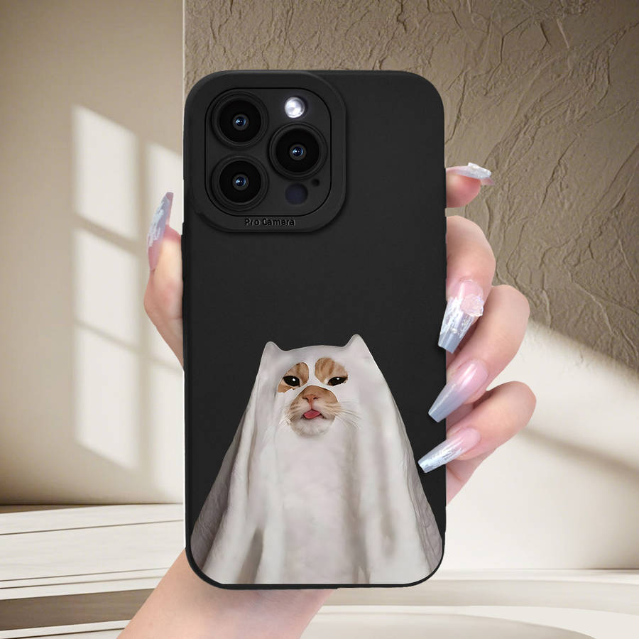1Pc Black For iPhone 16 Pro Phone Case Phone Cover