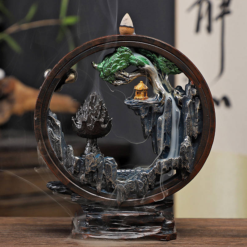 Incense Burner Style  Backflow Incense Burner  With Lotus Hanging Furnace