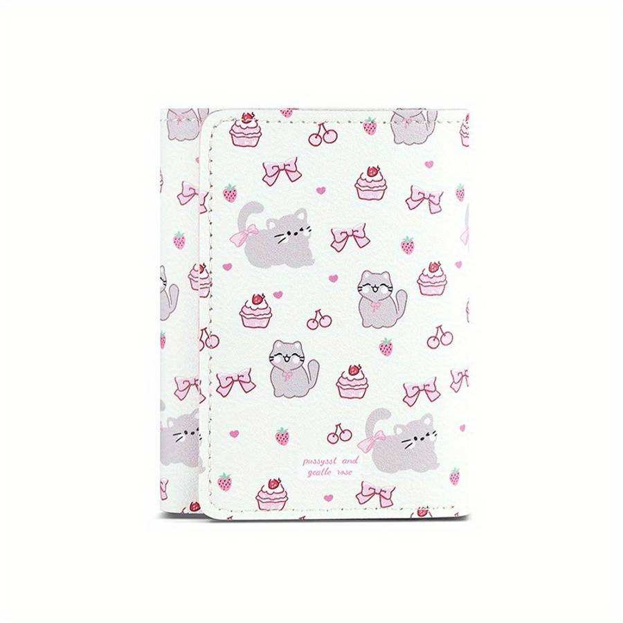 Pink Cute Tri-Fold Wallet